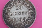 Newfoundland 1862 20 Cent Sterling Silver Coin