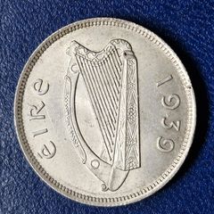 Ireland Silver 1939 Florin Coin