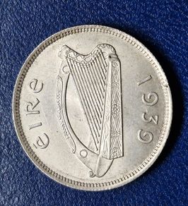 Ireland Silver 1939 Florin Coin