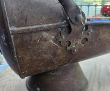 coal helmet vintage