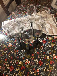 Freixenet champagne flutes a set of 6