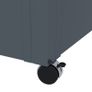 311L Galvanised Steel Garden Storage Box, with Lock - Dark Grey Image 9