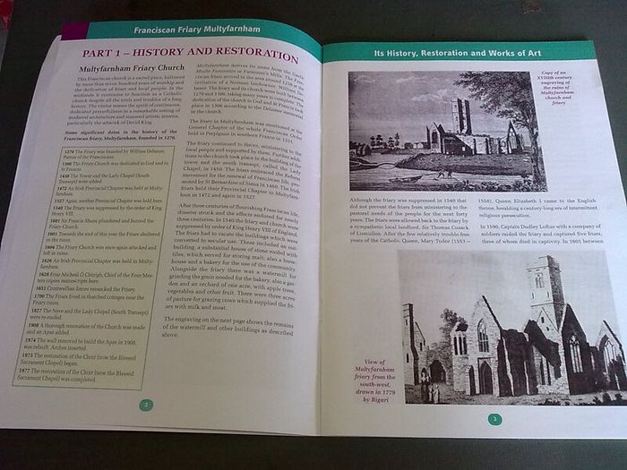 Franciscan Church Multyfarnham History Restoration Artwork Ireland Westmeath