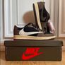 Travis Scott x Air Jordan 1 Low Dark Mocha (UK 10 / EU 45) - Like New, Boxed Image 3