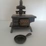 Vintage Bonnie Glo Miniature Cast Iron Stove - Cast Iron Collectible Image 5