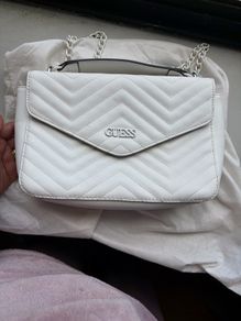 Guess white bag