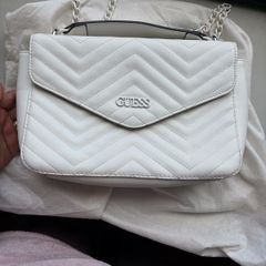 Guess white bag