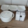 4 Piece White Kitchen Set Image 2