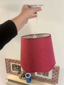 Pink Ceiling Lampshade