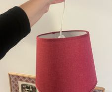 Pink Ceiling Lampshade