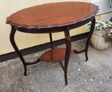 antique window table