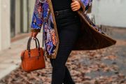 BNWT Boho Style Coat with a Hood &amp; Soft Fur on the inside size 20