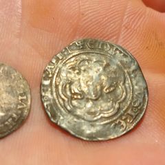 2 silver hammered coins