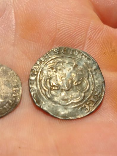 2 silver hammered coins