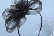 Stylish Black Hair Fascinator