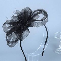Stylish Black Hair Fascinator