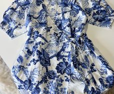 & Other Stories midi dress 100% linen size 14-16