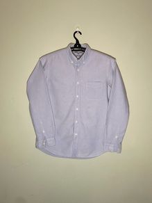 Uni Qlo Mens Slim Fit Long Sleeve Shirt Size Large