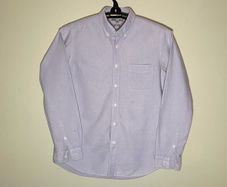 Uni Qlo Mens Slim Fit Long Sleeve Shirt Size Large