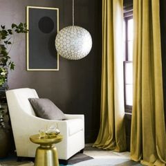 velvet curtains