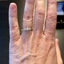 18 carat diamond engagement ring Image 3