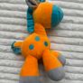 Palz Orange Plush Soft Giraffe His neck is a bit too loose Used Please look at the pictures Image 6