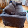 Feather And Down Two Seater Couch And Armchair Image 9
