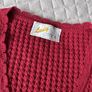 Vintage Cherry Red Knit Vest Top Image 2