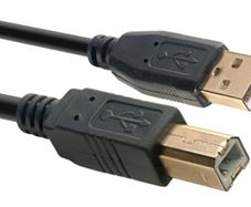 USB Type-A to Type-B printer cable
