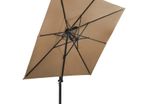 Cantilever Umbrella with Double Top  Taupe