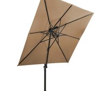 Cantilever Umbrella with Double Top  Taupe