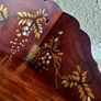 Antique Japanese inlaid & laquered with mother of pearl detail 3 tier corner shelf Image 5