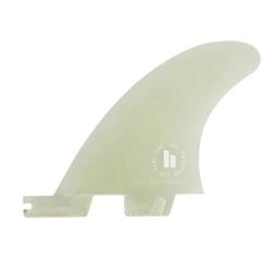 FCS II Small Carver Quad Rear PG Side Bite Clear Fin
