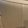 Cream leather sofa Image 6