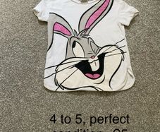 Girls t shirt, 4 to 5, never worn