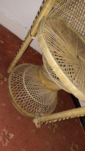 Vintage Rattan Tub Chair
