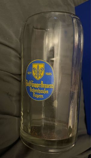 Tankard glass munchen oktober fest 1 L
