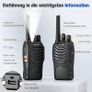 (FREE SHIPPING) Walkie Talkies 2023 Upgraded 88E Walkie Talkie Long Range for Adults with Earpieces, 16 Channel Handheld 2 Way Radio Rechargeable with Flashlight Li-ion Battery and Charger Image 5