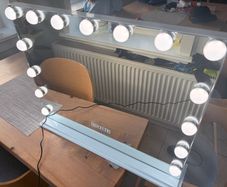 Light up and Bluetooth hollywood mirror