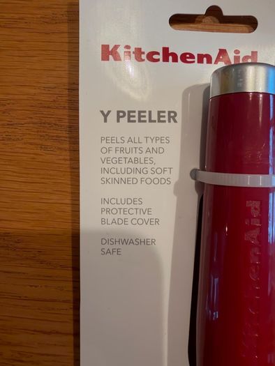 Kitchen aid peeler