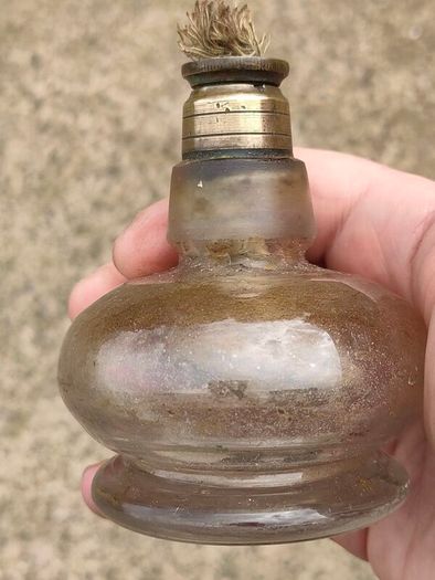 Early Victorian Alcohol Burner for Blood letting and cup
