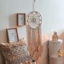 Boho Dream Catchers for Bedroom-Macrame Woven Wall Hanging Handmade Dreamcatcher with Tassel Decoration Bedroom Decor Ornament Craft,Beige (FREE SHIPPING) Image 6