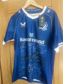 signed Leinster rugby jersey