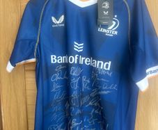 signed Leinster rugby jersey