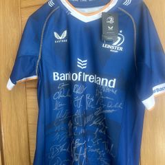 signed Leinster rugby jersey