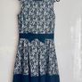 Quiz White & Black Lace Skater Dress - Size 8 Image 4