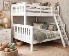 Triple bunk bed full 4ft6 double 3ft single bed