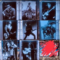 Folder of over 20 band posters/ magazine clippings