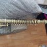 Vintage Brass Style Extendable Curtain Pole with Corded Track System Image 4