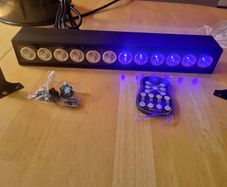 DJ Lights Bar with Remote Control Sound Activated